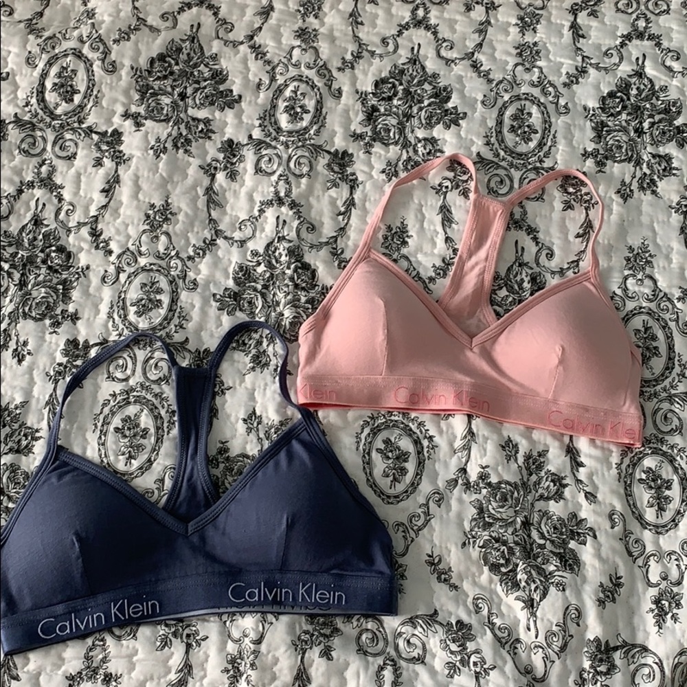 Brand new Calvin Klein bralettes